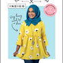 TILLY & THE BUTTONS INDIGO PATTERN