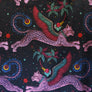 EMMA SHIPLEY LYNX VELVET FABRIC - NAVY LUXURY VELVET