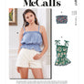 McCALLS SEWING PATTERN M8217 - MISSES TOPS