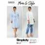 SIMPLICITY SEWING PATTERN S8830 - SHIRT DRESSES