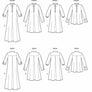 SIMPLICITY SEWING PATTERN S8983 - DRESSES WITH SLEEVE VARIATION guide sheet