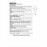 SIMPLICITY SEWING PATTERN S9224 instruction and requirements sheet