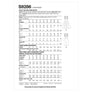 SIMPLICITY SEWING PATTERN S9286 instructions and measurements sheet