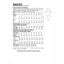 SIMPLICITY SEWING PATTERN S9333