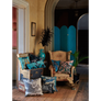 EMMA SHIPLEY - ZAMBEZI VELVET FABRIC - TEAL