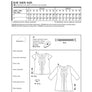 BURDA SEWING PATTERN B6550 WOMENS PLEATED BLOUSE