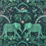 EMMA SHIPLEY  ZAMBEZI VELVET FABRIC - NAVY LUXURY VELVET