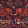EMMA SHIPLEY - ZAMBEZI VELVET FABRIC - WINE