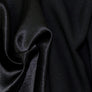 CREPE BACK SATIN BLACK BRIDAL BRIDESMAIDS EVENING WEAR