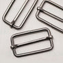 38mm METAL STRAP SLIDER ANTIQUE SILVER