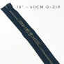 0-ZIP DOUBLE SLIDER - 16"/40cm - 4 COLOUR WAYS