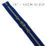 0-ZIP DOUBLE SLIDER - 16"/40cm - 4 COLOUR WAYS