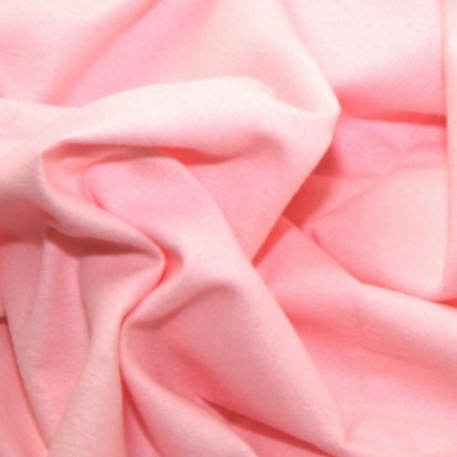 100% Cotton Fleece (Brushed) – Dusty Pink
