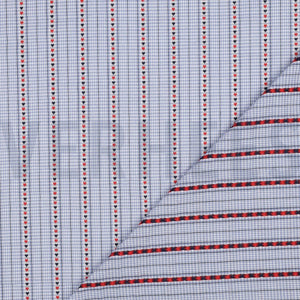 QUEEN OF HEARTS GINGHAM 
BLUE NAVY 
100% FINE COTTON JACQUARD 
THE DRESSMAKER FABRICS 
SEWING BEE 
