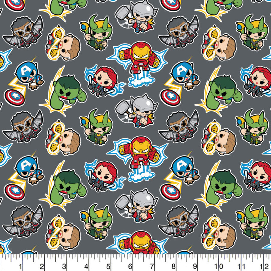 MARVEL MINI ACTION FIGURES - LICENSED 100% COTTON – The Dressmaker Fabrics