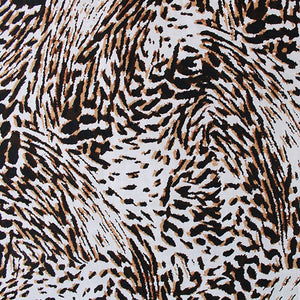 ANIMAL LEOPARD PRINT  COTTON POPLIN  THE DRESSMAKER FABRICS  SUMMER FABRIC  ECO 