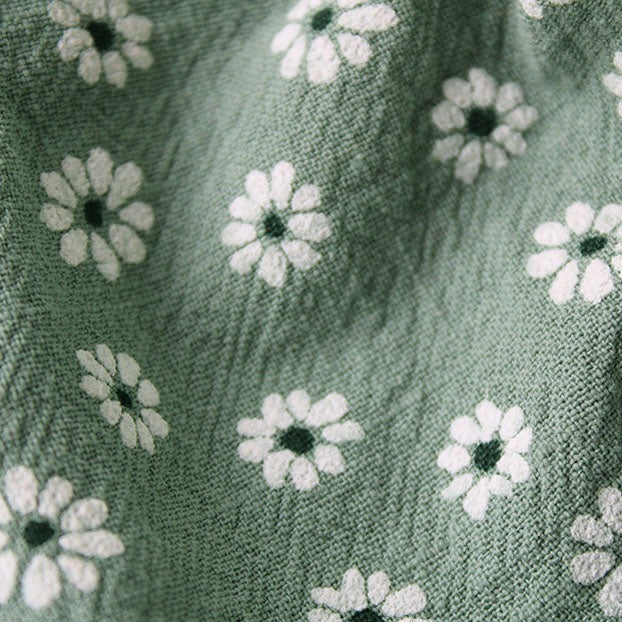 VINTAGE DITSY DAISIES - 100% WASHED COTTON