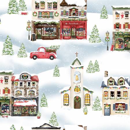 CHRISTMAS VILLAGE 
WINTER VILLAGE 
THREE WISHES
QUILTING QUILTERS COTTON 
FESTIVE XMAS 
THE DRESSMAKER FABRICS 