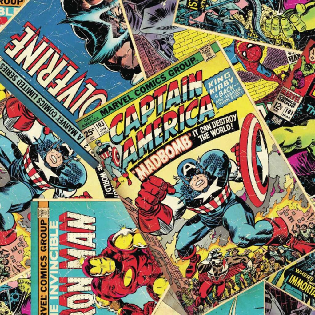 MARVEL - COMIC PRINT - LICENSED 100% COTTON – The Dressmaker Fabrics