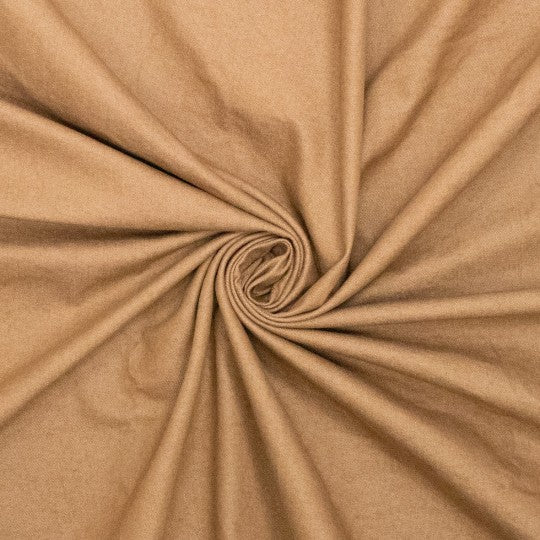 WOVEN YARN DYED WAHED DENIM - CHESTNUT BROWN