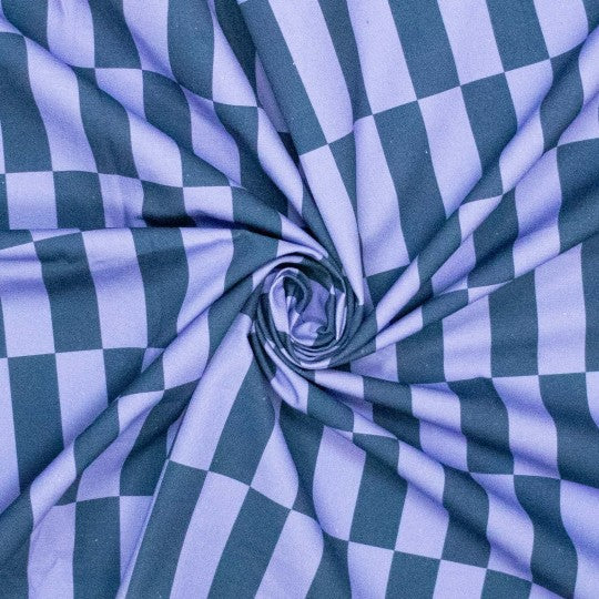 COTTON CANVAS BLOCKS 
BLUE - LILAC 
100% COTTON
THE DRESSMAKER FABRICS 
WORKWEAR 
AMERICAN 
DRESSMAKING 