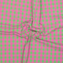 SEERSUCKER YARN DYED PINK GREEN 
DESIGNER DEADSTOCK
GINGHAM STRIPE 
COTTON 
THE DRESSMAKER FABRICS 
SUMMER FABRIC 
DRESSMAKING 