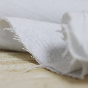 SOFT SLUB WOVEN LINEN VISCOSE - WHITE