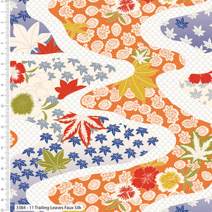 FAUX SILK 
JAPANESE V&A
SERENITY IN JAPAN 
TRAILING LEAVES 
THE DRESSMAKER FABRICS 
VEGAN