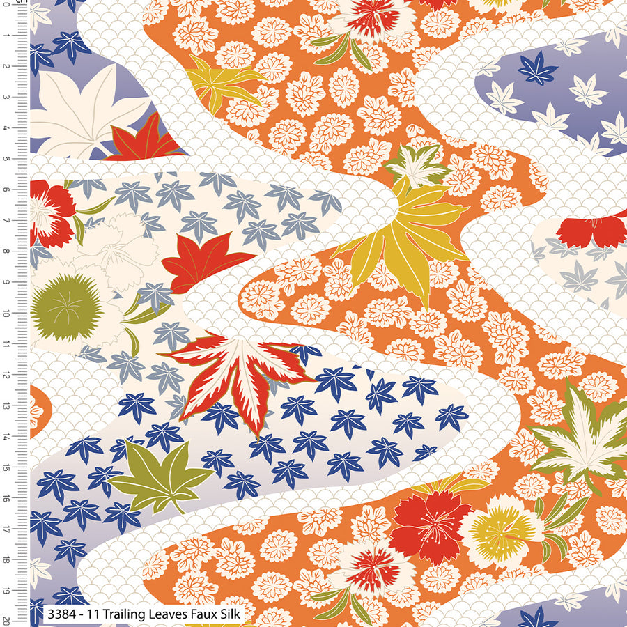 FAUX SILK 
JAPANESE V&A
SERENITY IN JAPAN 
TRAILING LEAVES 
THE DRESSMAKER FABRICS 
VEGAN