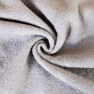 BOILED WOOL BLEND  - SILVER
