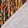 STOF OF DENMARK - 
AVALANA VISCOSE JERSEY 
ABSTRACT DESIGN BURNT ORANGE 
STRETCH KNITTED FABRICS 
THE DRESSMAKER FABRICS 