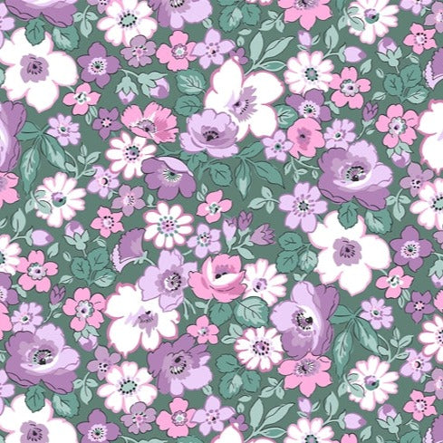 LIBERTY HEDGEROW BLOOM HEIRLOOM 1 COLLECTION  100% PREMIUM COTTON  115cm WIDE 