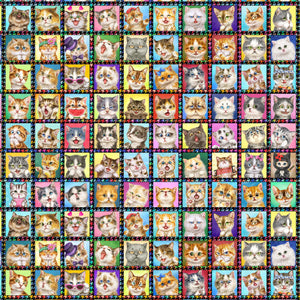INSTAGRAM FAMOUS DIGITAL PRINT 
KAYOMI HARAI
THE DRESSMAKER FABRICS 
QUILTING QUILTERS PATCHWORK 
CATS DOGS ANIMALS PETS 