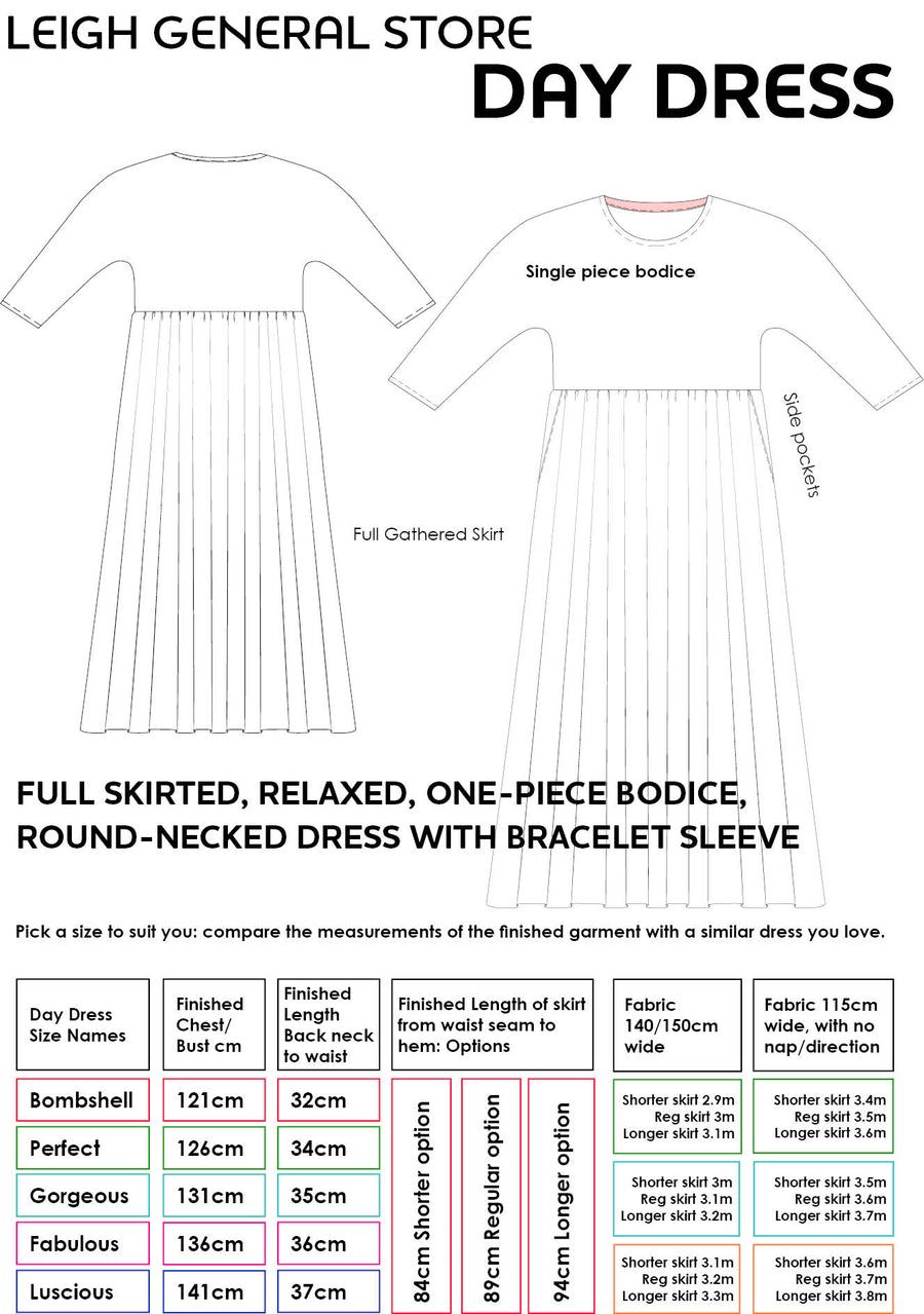 THE DAY DRESS PATTERN BY LEIGH GENERAL STORE