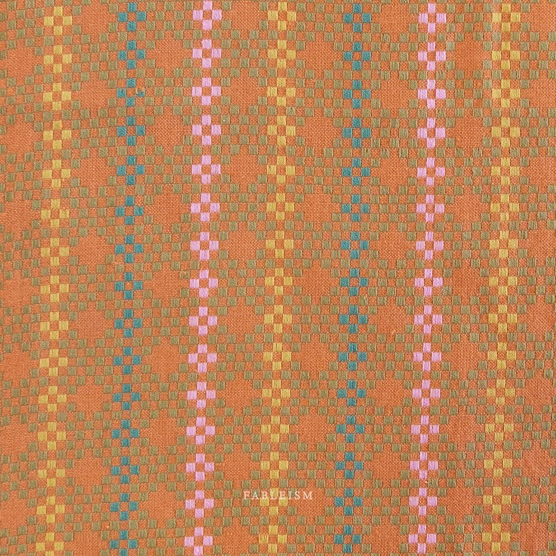 AMARETTO MOSAICFROM LUCKY LOOM BY FABLEISM
FABLEISM
THE DRESSMAKER FABRICS 
QUILTING PATCHWORK
COTTON DIGITAL PRINT 
DRESSMAKING 