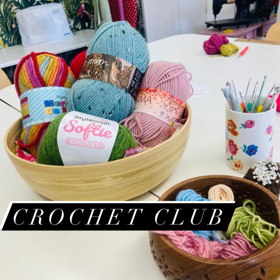 CROCHET ALONG WITH CLARE - 6 WEEK COURSE - CROCHET CLUB