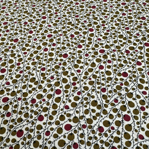 PIMA LAWN  COTTON LAWN  THE DRESSMAKER FABRICS  OLIVE GROVE  DITSY PRINT 