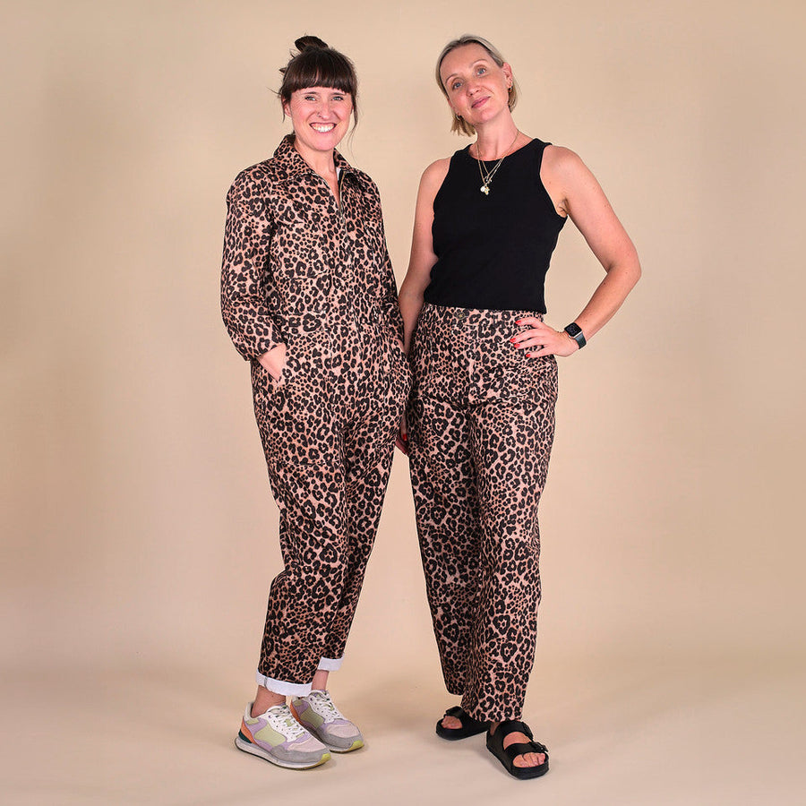 FABRIC GODMOTHER 
ACE ANIMAL PRINT DENIM 
THE DRESSMAKER FABRICS 
WORKWEAR 
AMERICAN 
DRESSMAKING 