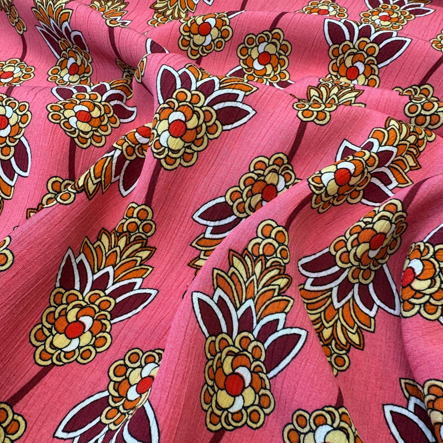 DESIGNER DEADSTOCK  THE DRESSMAKER FABRICS  VISCOSE CREPE  COCO CABANA  DRESSMAKING - SUMMER ZARA, RALPH LAUREN, TED BAKER 