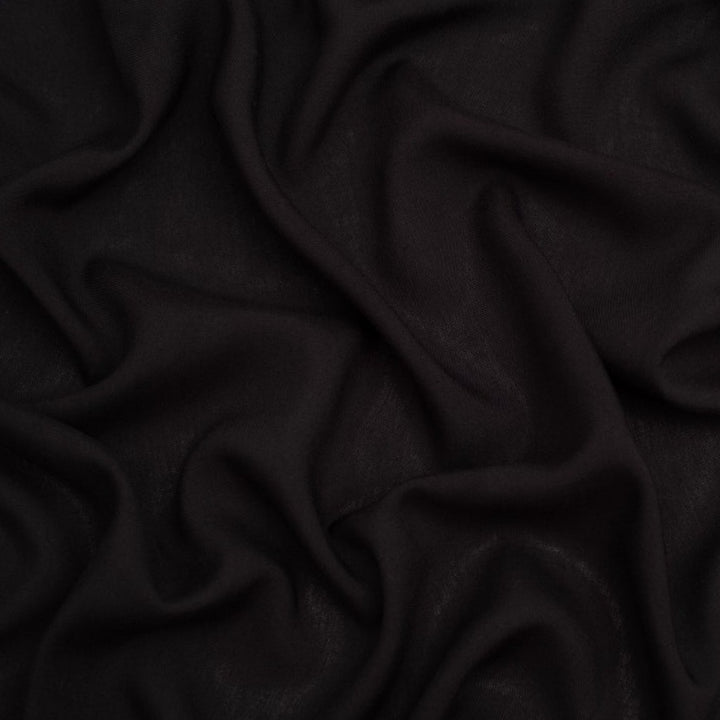 PLAIN BLACK  RAYON CHALLIS  100% RAYON VISCOSE  SUMMER FABRIC  THE DRESSMAKER FABRICS  DRESSMAKING 