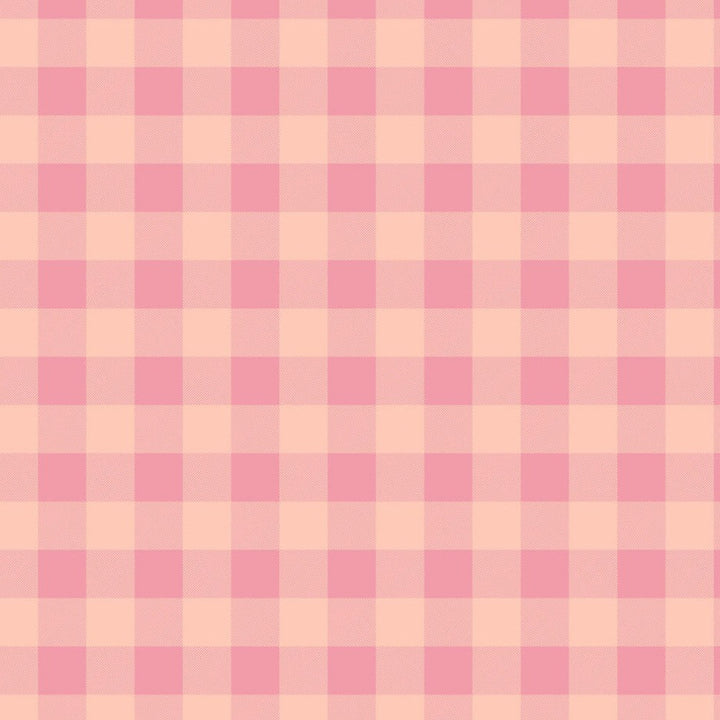 CRAFTY PIE BROGAN ALLARD VISCOSE CHALLIS  LARGE GINGHAM PINK THE DRESSMAKER FABRICS  SEWING BEE