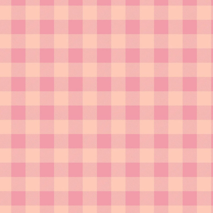 CRAFTY PIE BROGAN ALLARD VISCOSE CHALLIS  LARGE GINGHAM PINK THE DRESSMAKER FABRICS  SEWING BEE