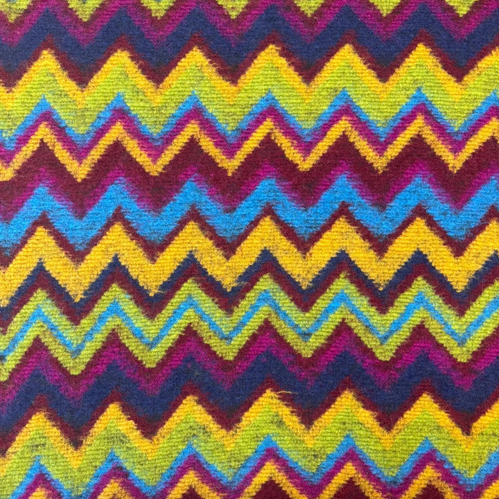 LAURIE KNITTED CHEVRON WOOL MIX COATING 
FABRIC GODMOTHER 
THE DRESSMAKER FABRICS 