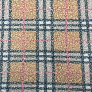 TARTAN CHECK BOUCLE 
CREAM-PINK-BLUSH TARTAN CHECK 
THE DRESSMAKER FABRICS 
COATING 
DRESSMAKING FABRIC 