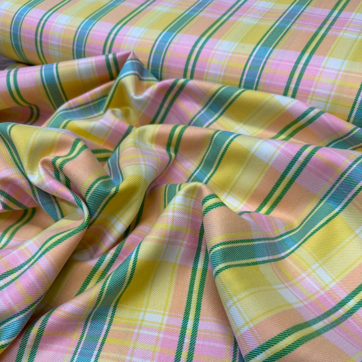 TARTAN CHECK 
BRIGHT FRUIT SALAD 
THE DRESSMAKER FABRICS 
DRESSMAKING 