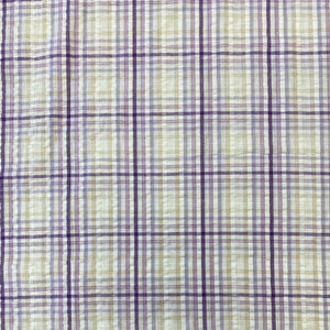 BUBBLE SEERSUCKER  GINGHAM CHECK  COTTON  THE DRESSMAKER FABRICS  SUMMER FABRIC  DRESSMAKING 