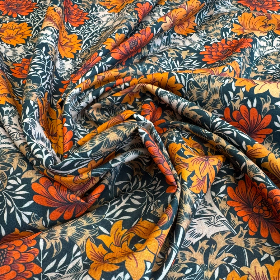 VINTAGE FLORAL
WILLIAM MORRIS 
MORRIS & CO 
FLORAL 
DRESSMAKING 
PIMA LAWN TANA LAWN 
SUMMER LIGHTWEIGH FABRIC 
THE DRESSMAKER FABRICS 