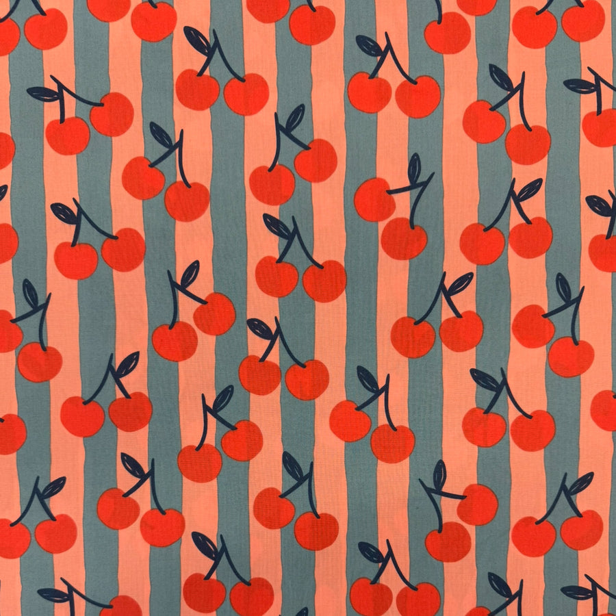 THE BIG CHERRY! FINE COTTON POPLIN