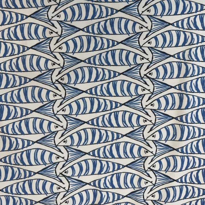 SARDINES IN A CAN
FISH - NORTICAL
THE DRESSMAKER FABRICS 
COTTON CANVAS 
COTTON DIGITAL PRINT 
DRESSMAKING 