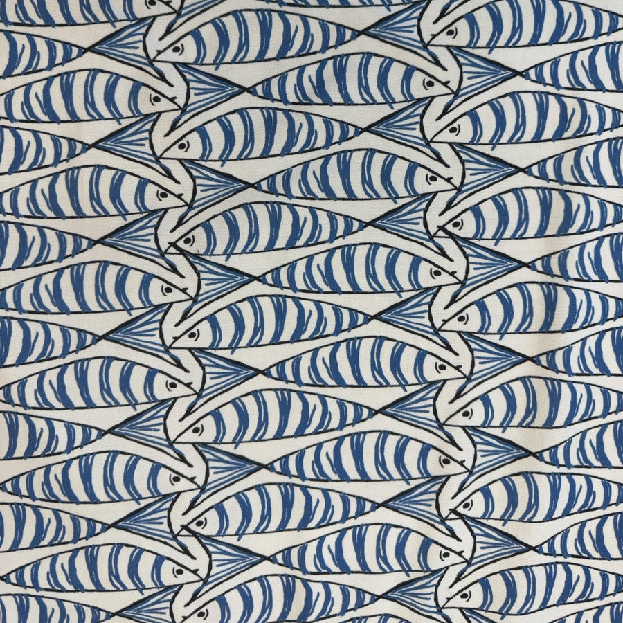 SARDINES IN A CAN
FISH - NORTICAL
THE DRESSMAKER FABRICS 
COTTON CANVAS 
COTTON DIGITAL PRINT 
DRESSMAKING 